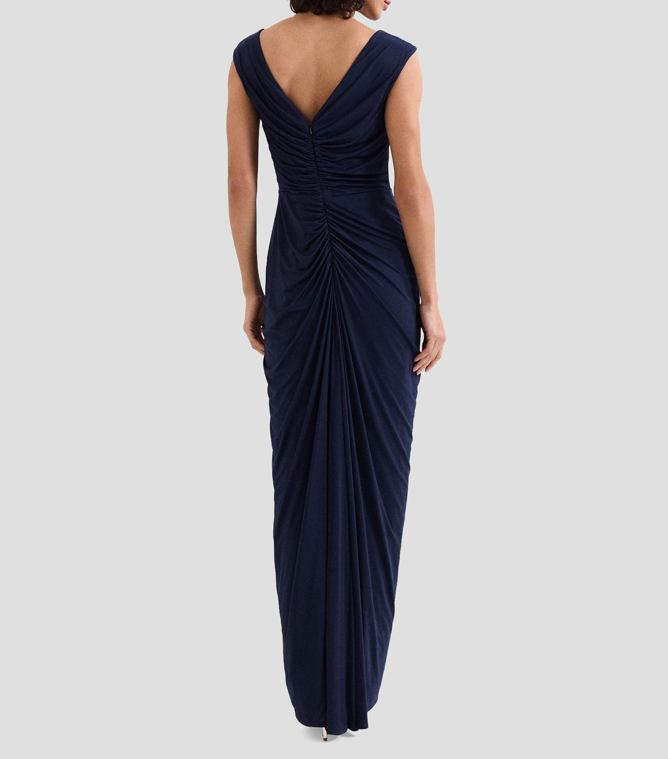 Vestido de fiesta maxi liso Mujer